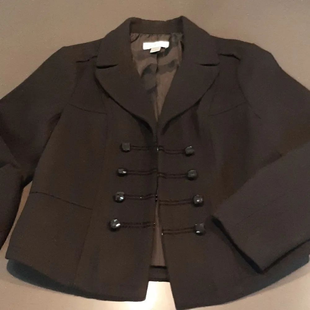 Christopher & Banks Black Suit Jacket - Picture 1 of 9